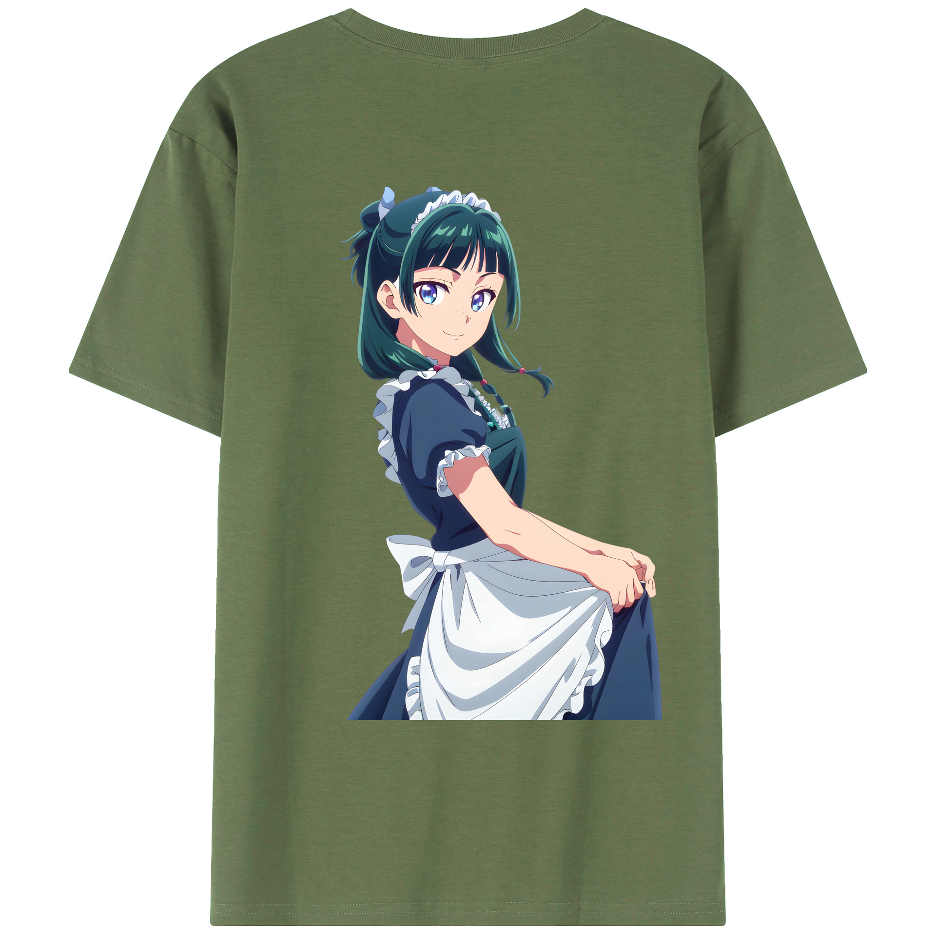 （画像用） 薬屋のひとりごと The Apothecary Diaries 綿100％ メンズ半袖Tシャツ（バックプリント） 通気性